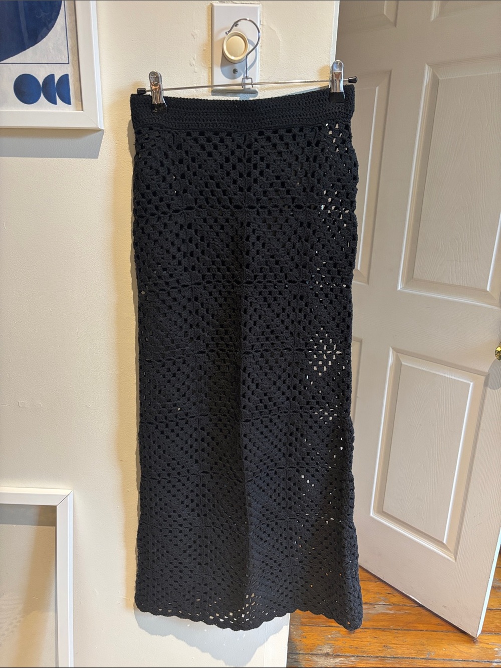 Dissh Crochet maxi skirt